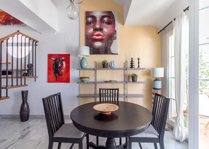 Duplex Penthouse Puerto Banus Pool Paddle Wifi Bbq شقة